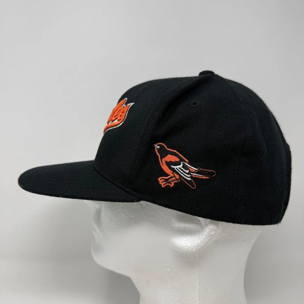 American Needle Baltimore Orioles Cooperstown Collection Snapback Hat Black Mens